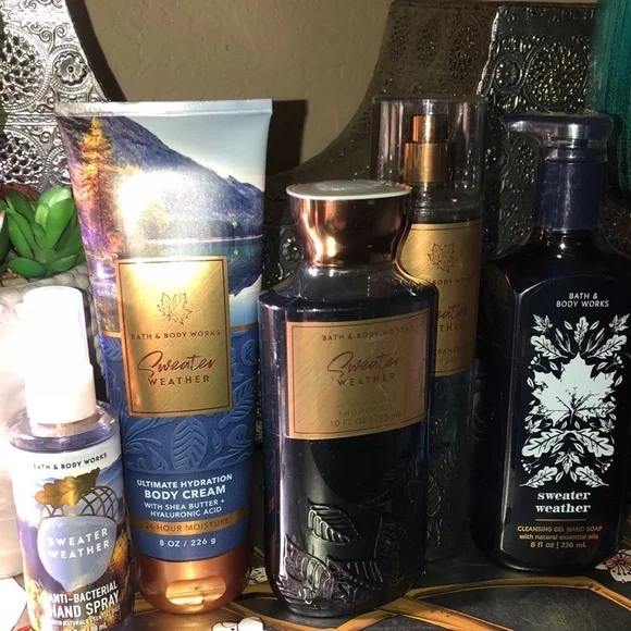 Bath and Bodyworks Sweater Weather Gift Set Combo Brand New - Picture 5 of 5